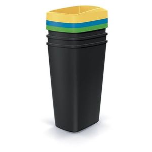Súprava odpadkových košov COMPACTO 3x45 L čierna vyobraziť