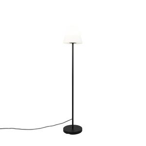 Inteligentná moderná vonkajšia stojaca lampa čierneho odtieňa bielej farby vrátane Wifi A60 - Virginia vyobraziť