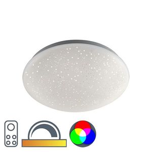 Moderné stropné svietidlo biele s hviezdnym efektom vrátane LED - Bex vyobraziť