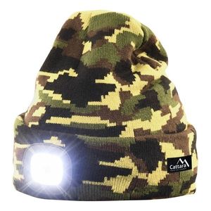 Cattara Čiapka s LED svietidlom Army, zelená vyobraziť
