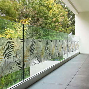 Samolepka na okno 200x40 cm Classy Palm Leaves - Ambiance vyobraziť