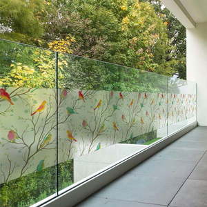 Samolepka na okno 200x40 cm Birds in the Forest - Ambiance vyobraziť