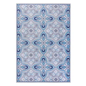 Modrý prateľný koberec 170x120 cm Ellen - Flair Rugs vyobraziť