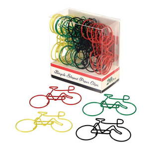 Sada 20 kancelárskych spiniek Rex London Le Bicycle vyobraziť