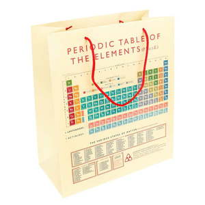 Darčeková taška 29x34 cm Periodic Table - Rex London vyobraziť