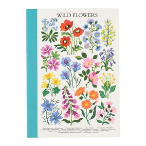 Zápisník 60 stránok formát A6 Wild Flowers – Rex London vyobraziť