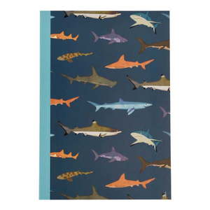 Zápisník 60 stránok formát A5 Sharks – Rex London vyobraziť