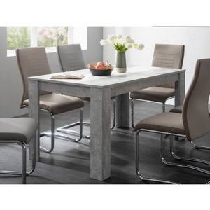Jedálenský stôl Niklas 138x80 cm, šedý betón% vyobraziť