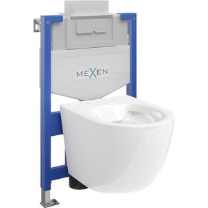MEXEN/S - WC predstenová inštalačná sada Fenix XS-U s misou WC Lena, biela 6853322XX00 vyobraziť