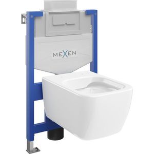 MEXEN/S - WC predstenová inštalačná sada Fenix XS-U s misou WC Stella, biela 6853368XX00 vyobraziť