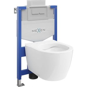 MEXEN/S - WC predstenová inštalačná sada Fenix XS-U s misou WC Carmen, biela 6853388XX00 vyobraziť