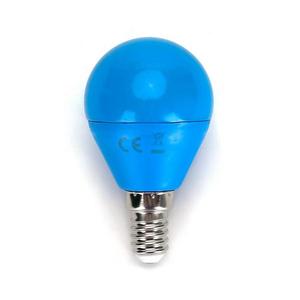 B.V. LED Žiarovka G45 E14/4W/230V modrá - vyobraziť