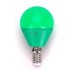 B.V. LED Žiarovka G45 E14/4W/230V zelená - vyobraziť