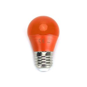 B.V. LED Žiarovka G45 E27/4W/230V oranžová - vyobraziť