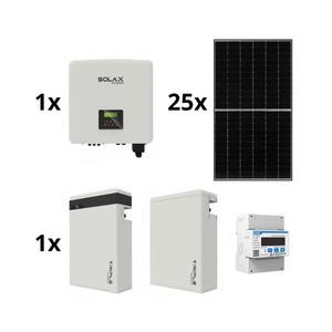 SolaX Power Sol. zostava: SOLAX Power - 10kWp RISEN Full Black + 15kW SOLAX menič 3f + 11, 6 kWh batérie vyobraziť