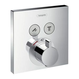 Hansgrohe ShowerSelect - Termostat pod omietku pre 2 spotrebiče, chróm 15763000 vyobraziť