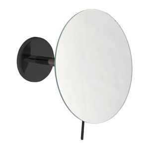 Emco - Kozmetické zrkadlo nástenné, oblé, Ø 180mm, čierna matná 109413302 vyobraziť