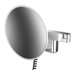 Emco Cosmetic mirrors Evo - Holiace a kozmetické zrkadlo LED, 2 otočné ramená so skrutkovitým káblom a vypínačom, 5 násobné zväčšenie, chróm 109506040 vyobraziť