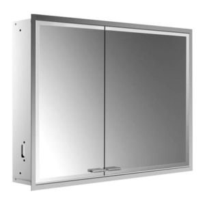 Emco Prestige 2 - Vstavaná zrkadlová skriňa 915 mm široké dvere vpravo bez svetelného systému, zrkadlová 989707104 vyobraziť