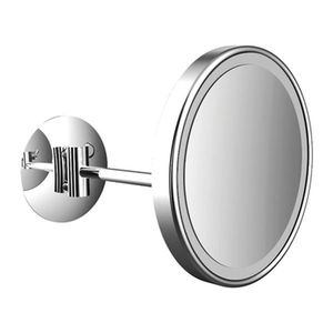 Emco Cosmetic mirrors Pure LED - Nástenné okrúhle LED-holiace a kozmetické zrkadlo s osvetleným dotykovým senzorom a priame pripojenie, 3 násobné zväčšovanie, chróm 109406007 vyobraziť
