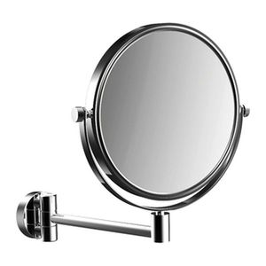 Emco Cosmetic mirrors Pure - Nástenné okrúhle holiace a kozmetické zrkadlo, výškovo nastaviteľné, Ø 200 mm, 3 násobné zväčšovanie, chróm 109400108 vyobraziť
