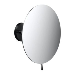 Emco Cosmetic mirrors Pure - Nástenne okrúhle holiace a kozmetické zrkadlo, Ø 190 mm, 3 zväčšovacie sklo, čierne 109413306 vyobraziť