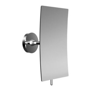 Emco Cosmetic mirrors Pure - Nástenné hranaté holiace a kozmetické zrkadlo, 132 x 208 mm, 3 násobné zväčšovanie, chróm 109400107 vyobraziť