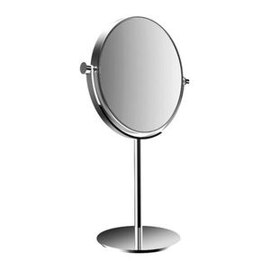 Emco Cosmetic mirrors Pure - Stojace okrúhle holiace a kozmetické zrkadlo, Ø 177 mm, 3 násobné zväčšovanie, chróm 109400116 vyobraziť