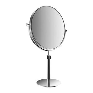 Emco Cosmetic mirrors Pure - Stojace okrúhle holiace a kozmetické zrkadlo, Ø 229 mm, 3 násobné zväčšovanie, chróm 109400120 vyobraziť