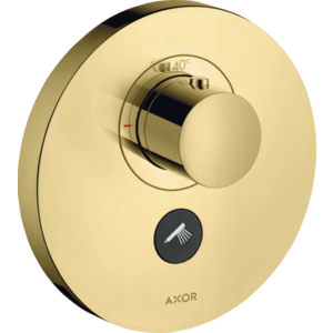 Axor ShowerSelect - Termostat HighFlow pod omietku pre 1 spotrebič a ďalší výtok, leštená mosadz 36726930 vyobraziť