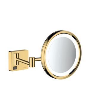 Hansgrohe AddStoris - Kozmetické zrkadlo s LED osvetlením, leštený vzhľad zlata 41790990 vyobraziť