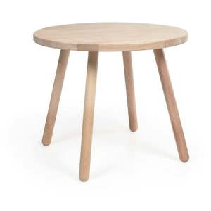 Detský stôl z kaučukového dreva Kave Home Dilcia, ø 55 cm vyobraziť