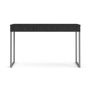 Čierny pracovný stôl Tvilum Function Plus, 126 x 52 cm vyobraziť