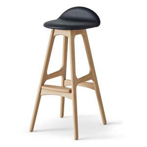 Kožená otočná barová stolička 86 cm Buck – Hammel Furniture vyobraziť