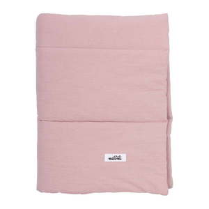 Ružová bavlnená detská deka 140x200 cm - Malomi Kids vyobraziť