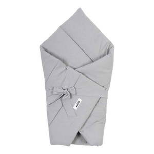 Sivá bavlnená detská deka 75x75 cm - Malomi Kids vyobraziť