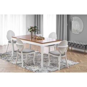 Rozkladací stôl Windsor tmavý dub/biely vyobraziť