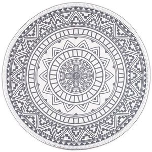 Dakls Kusový koberec Mandala sivá, 82 cm vyobraziť
