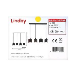 Lindby Lindby - Luster na lanku TALLINN 4xE27/60W/230V vyobraziť