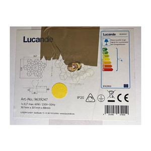 Lucande Lucande - Nástenné svietidlo ALEXARU 1xE27/60W/230V vyobraziť