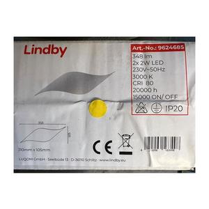Lindby Lindby - LED Nástenné svietidlo SALKA 2xLED/2W/230V vyobraziť