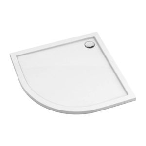 OMNIRES - MERTON akrylátová sprchová vanička štvrťkruh, 80 x 80 cm biela lesk /BP/ MERTON80/OBP vyobraziť