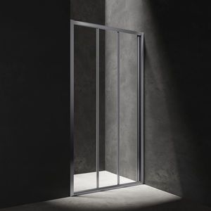 OMNIRES - BRONX trojité posuvné sprchové dvere, 110 cm chróm / transparent /CRTR/ S20A3110CRTR vyobraziť