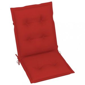 Podušky na záhradné stoličky 2 ks Dekorhome Červená vyobraziť