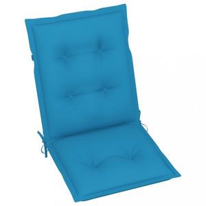 Podušky na záhradné stoličky 2 ks Dekorhome Svetlo modrá vyobraziť