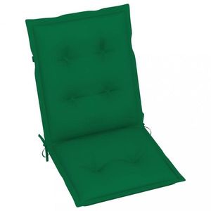 Podušky na záhradné stoličky 2 ks Dekorhome Tmavo zelená vyobraziť