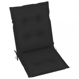 Podušky na záhradné stoličky 2 ks Dekorhome Čierna vyobraziť