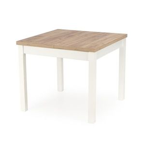 Rozkladací jedálenský stôl TIAGO SQUARE remeselný dub/biely vyobraziť