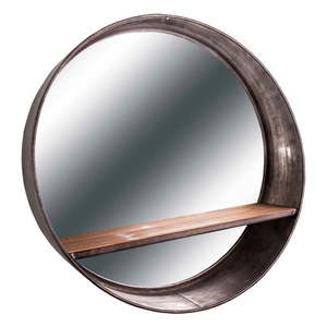 Nástenné zrkadlo s poličkou ø 46 cm - Antic Line vyobraziť