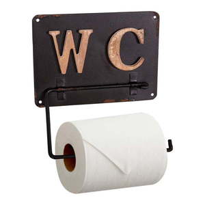 Nástenný kovový držiak na toaletný papier - Antic Line vyobraziť